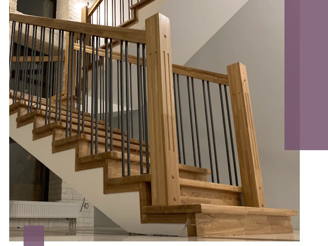 Реставрация деревянных и металлических лестниц в Борзе