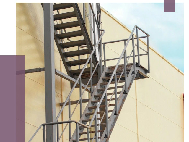 Пожарные лестницы в Борзе от 12361 руб. — монтаж и продажа | ПРОЛЁТ-Бря