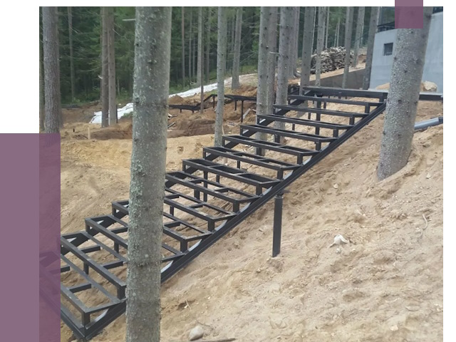 Монтаж металлических лестниц в Борзе от 13649 руб. 