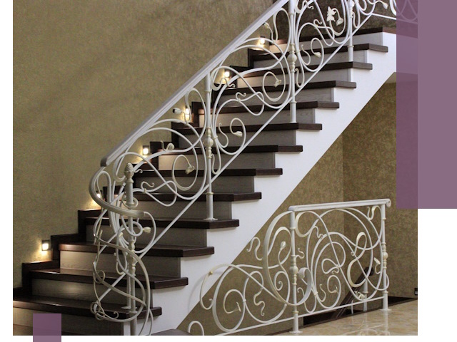Кованые лестницы под ключ в Борзе — изготовление и монтаж