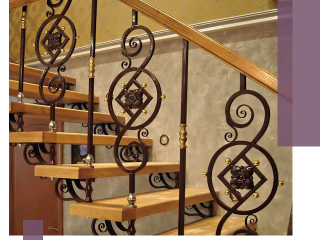 Изготовление кованых лестниц под ключ в Борзе