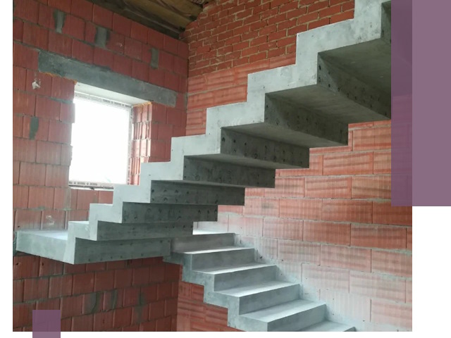 Бетонные лестницы под ключ в Борзе: монтаж, демонтаж, ремонт