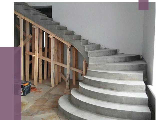 Изготовление бетонных лестниц под ключ в Борзе от 20087 руб. | ПРОЛЁТ-Бря