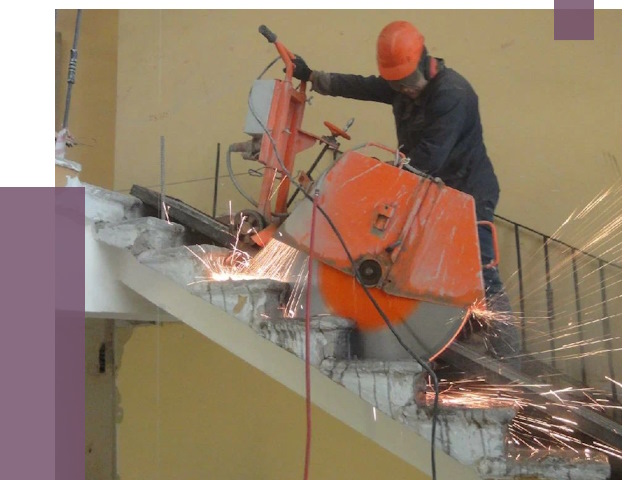 Демонтаж бетонных лестниц в Борзе от 4635 руб. за м2 | ПРОЛЁТ-Бря