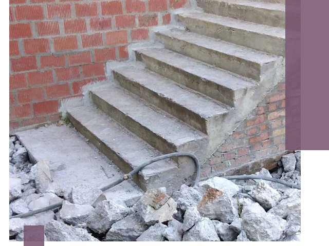 Демонтаж бетонных лестниц в Борзе: быстро и безопасно