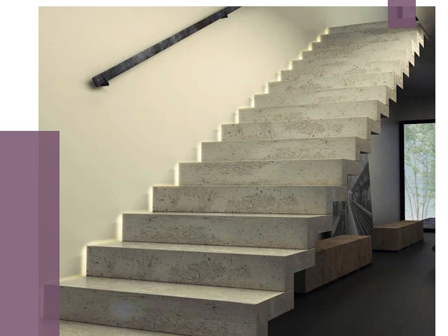 Облицовка бетонных лестниц в Борзе от 4635 руб/м2 