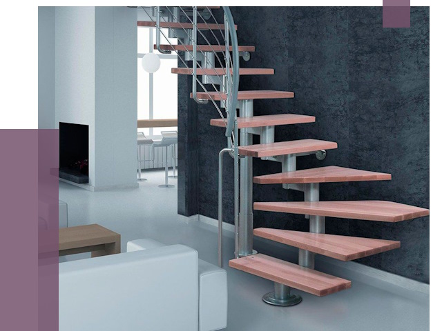 Модульные лестницы в Борзе от 16997 руб. — купить в ПРОЛЁТ-Бря