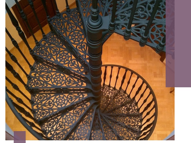 Винтовые лестницы под ключ в Борзе: производство и монтаж