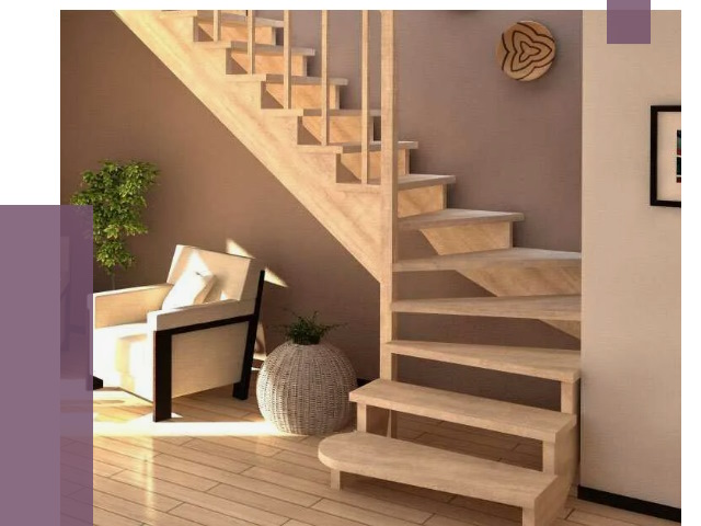 Изготовление Г-образных лестниц в Борзе от 19057 руб. 