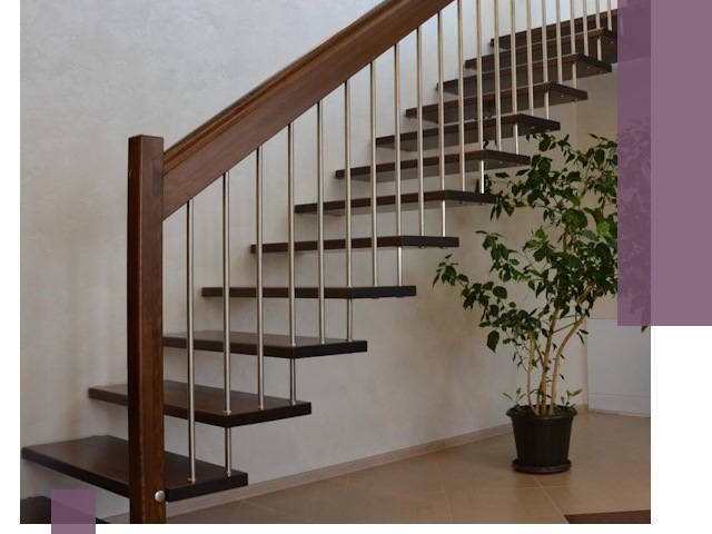 Лестницы на больцах под ключ в Борзе – изготовление и монтаж