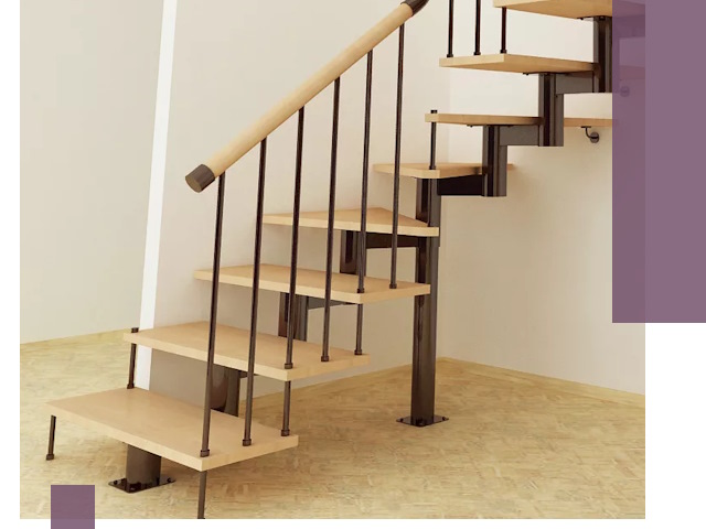 Монтаж лестниц на больцах в Борзе — быстро и надежно