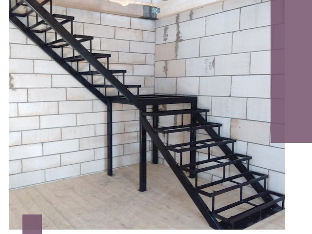 Лестницы на металлокаркасе под ключ в Борзе — изготовление и монтаж