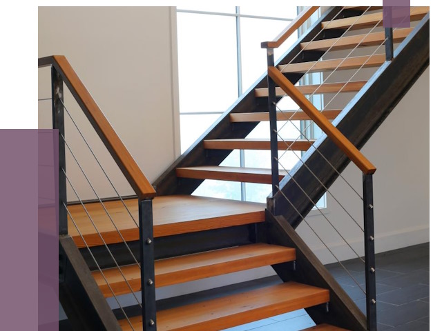 Изготовление лестниц на металлокаркасе в Борзе от 19057 руб. | ПРОЛЁТ-Бря
