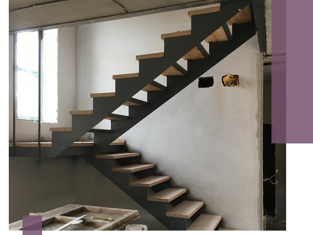 Изготовление лестниц на металлокаркасе в Борзе от производителя