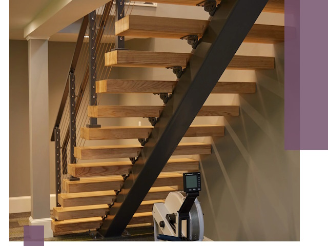 Лестницы на монокосоурах под ключ в Борзе - изготовление и монтаж