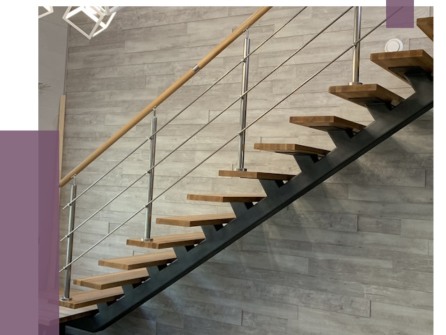 Изготовление лестниц на монокосоуре в Борзе от 76742 руб. 