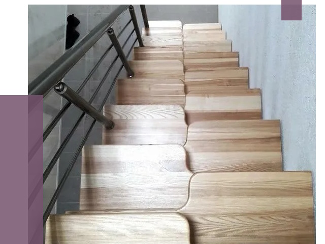 Лестницы гусиный шаг в Борзе от 13134 руб. под ключ | ПРОЛЁТ-Бря