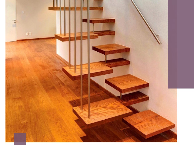 Лестницы «гусиный шаг» на заказ в Борзе для узких пространств