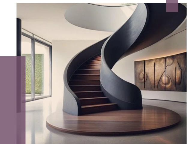 Элитные лестницы под заказ в Борзе от 190569 руб. — ПРОЛЁТ-Бря