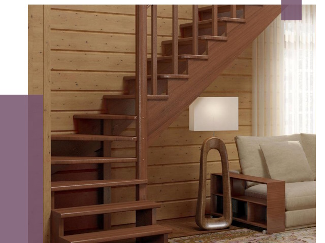 Лестницы эконом класса в Борзе от 18387 руб. бюджетные решения