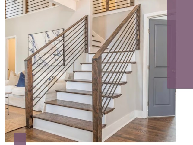 Лестницы для коттеджа под ключ в Борзе — изготовление и монтаж