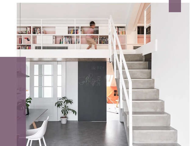 Лестницы для двухуровневой квартиры в Борзе от 177692 руб. | ПРОЛЁТ-Бря