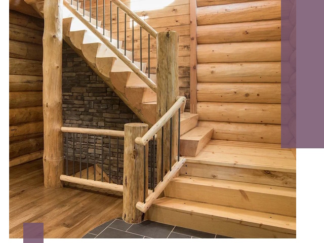 Лестницы в баню под заказ и профессиональный монтаж в Борзе