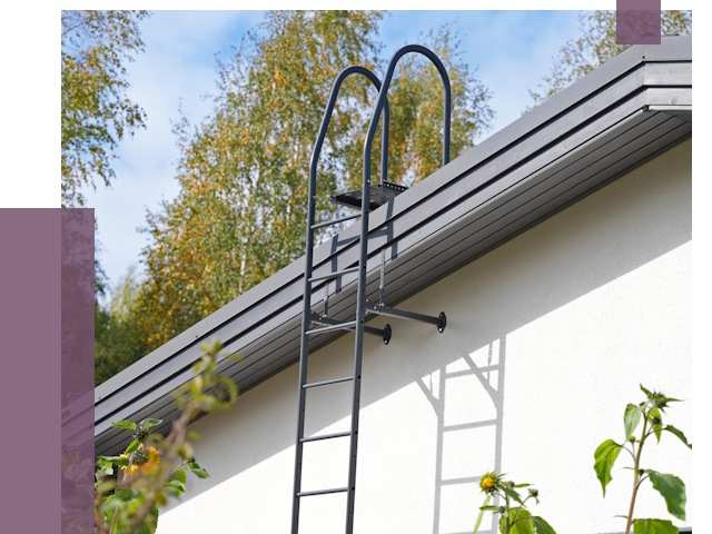 Лестницы на крышу в Борзе от 19263 руб. — монтаж и монтаж ПРОЛЁТ-Бря