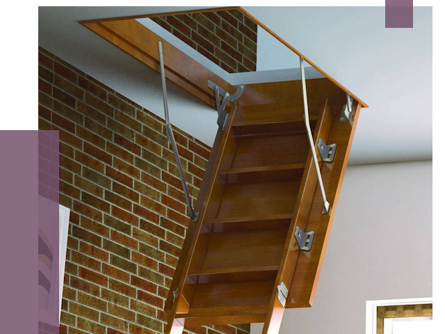 Установка чердачной лестницы в Борзе от 7880 руб. | ПРОЛЁТ-Бря