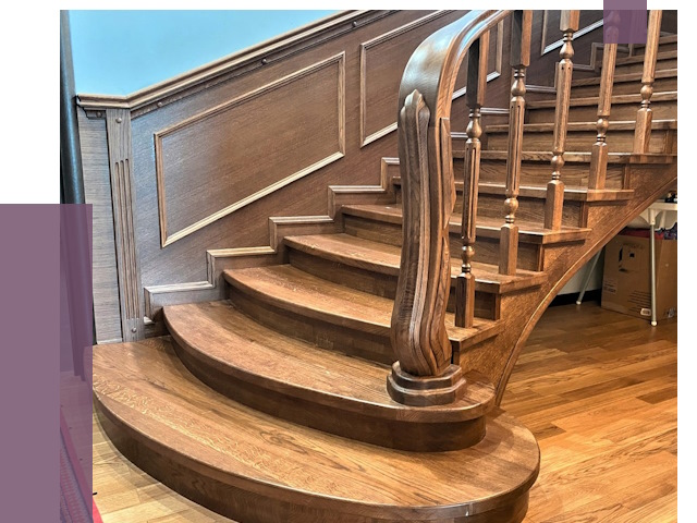 Дубовые лестницы под ключ в Борзе от 177692 руб. — ПРОЛЁТ-Бря