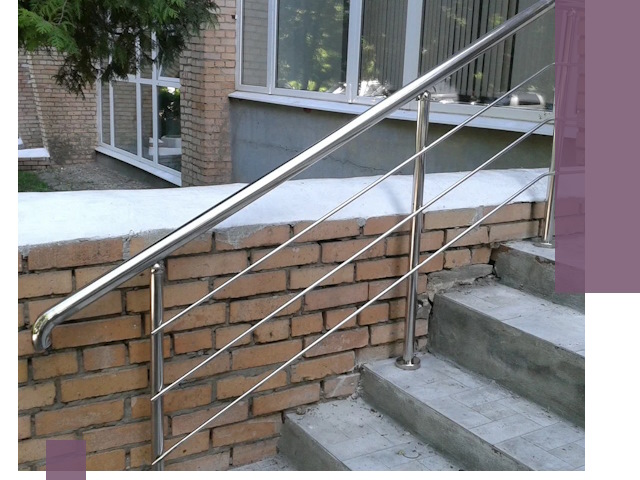 Перила из нержавеющей стали высокого качества в Борзе