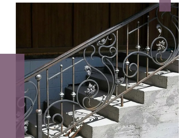 Кованые перила в Борзе от 8756 руб. под ключ — качество от ПРОЛЁТ-Бря