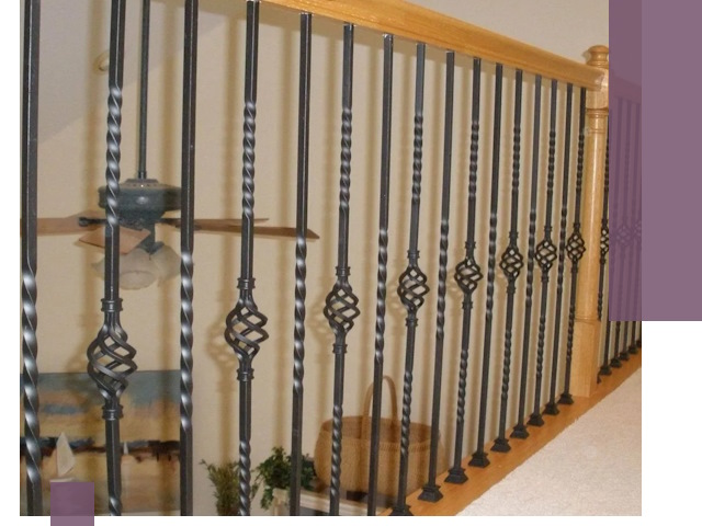 Изготовление и монтаж кованных перил в Борзе под ключ