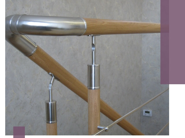 Комбинированные перила на заказ в Борзе — монтаж и производство