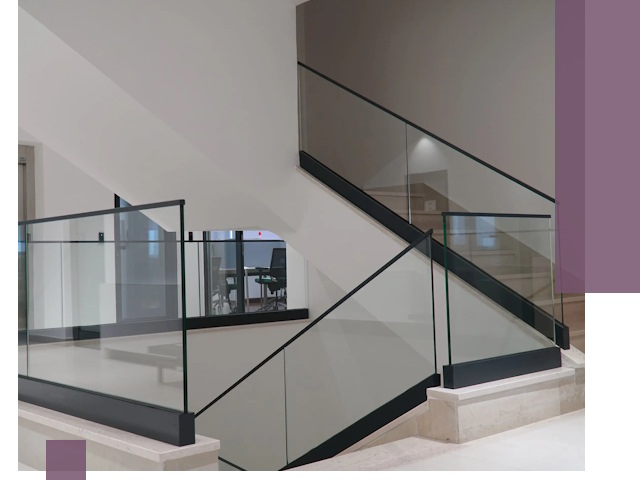 Стеклянные перила премиум-класса с установкой в Борзе