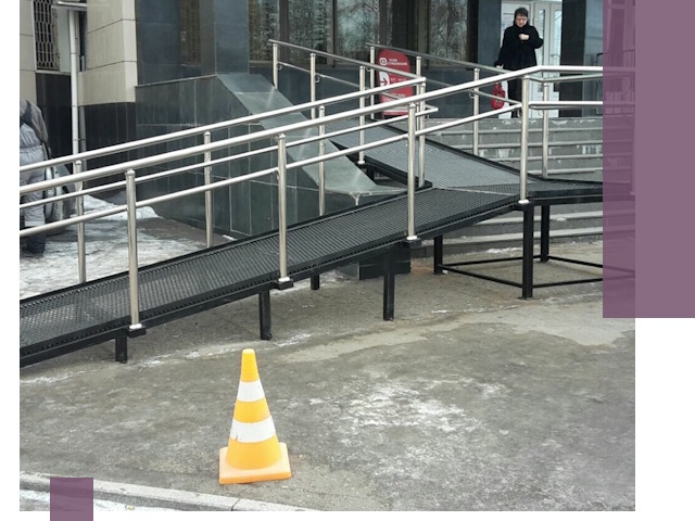 Стационарные пандусы под ключ в Борзе — изготовление и монтаж