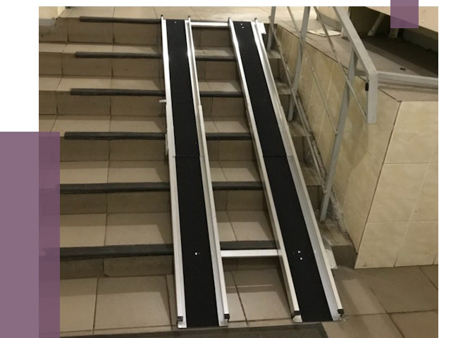 Установка пандуса в подъезд в Борзе от 8035 руб. под ключ | ПРОЛЁТ-Бря