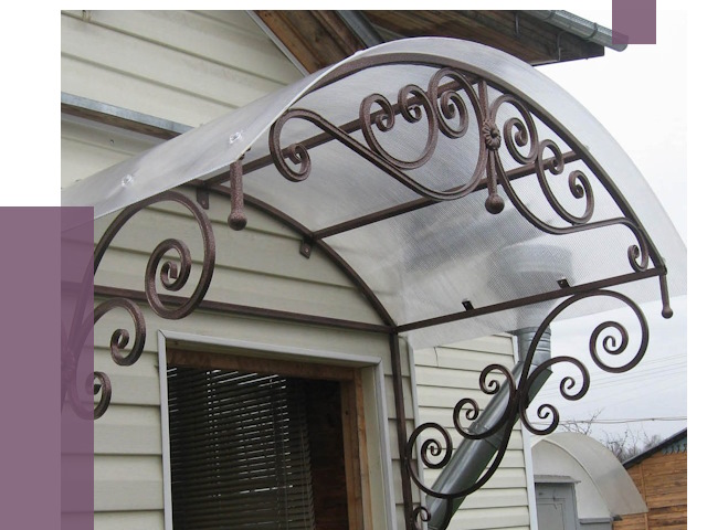 Изготовление козырьков в Борзе от 7417 руб. — заказать | ПРОЛЁТ-Бря