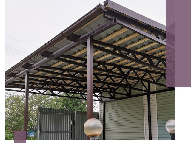 Навесы под ключ в Борзе: изготовление, монтаж и гарантия