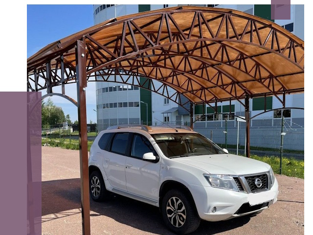 Недорогие навесы в Борзе от 43264 руб.  | ПРОЛЁТ-Бря