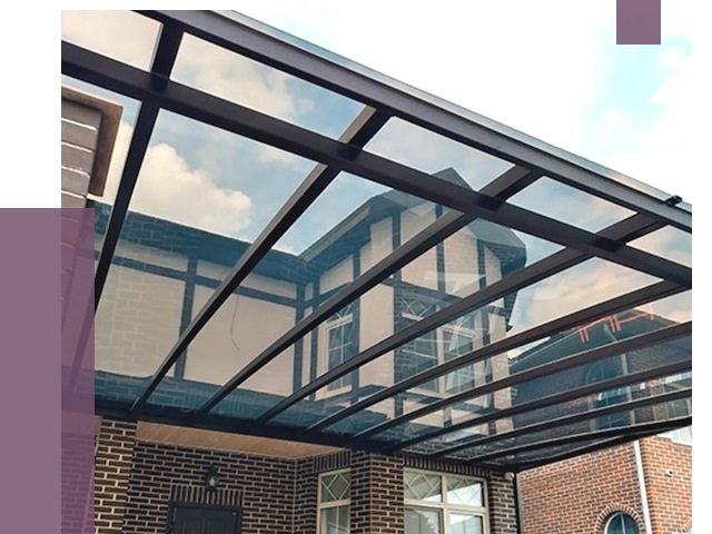 Навесы из поликарбоната в Борзе от 8673 руб. под ключ — ПРОЛЁТ-Бря