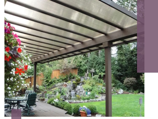 Навесы из поликарбоната под ключ в Борзе быстро и надёжно