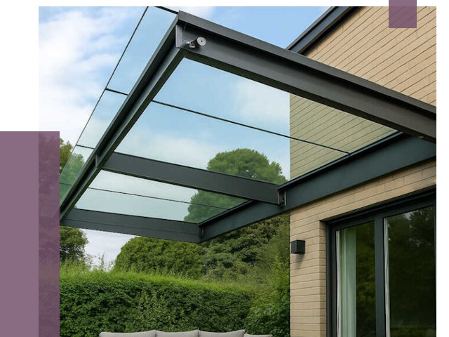 Стеклянные навесы и козырьки в Борзе от 12361 руб.