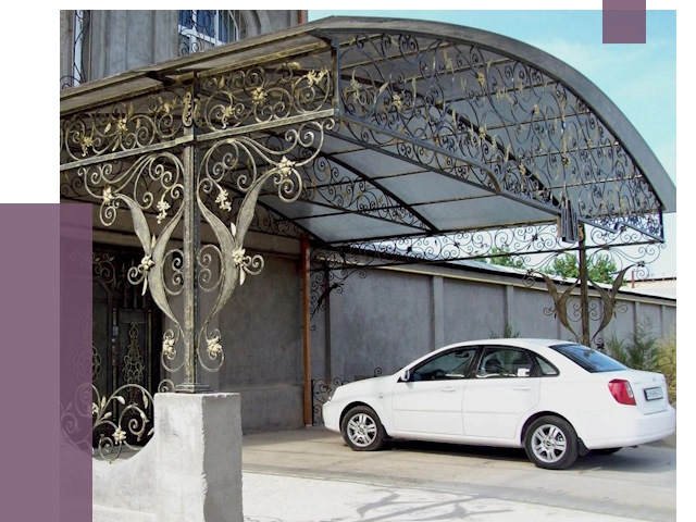 Кованые навесы в Борзе от 14679 руб. | ПРОЛЁТ-Бря