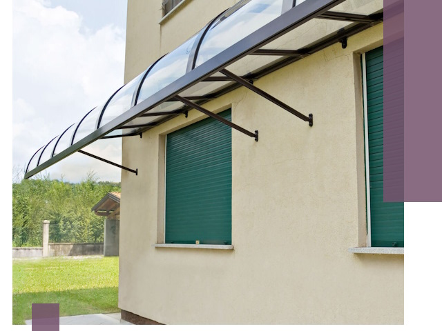 Козырьки над окнами в Борзе — изготовление и монтаж по выгоде