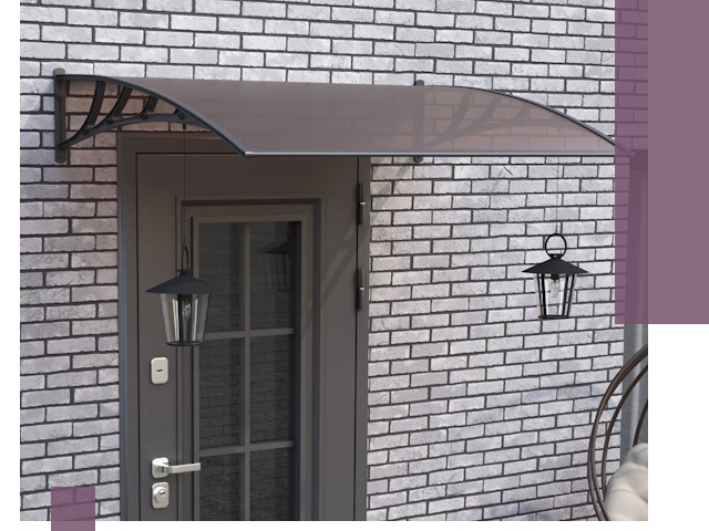 Недорогие козырьки и навесы под ключ в Борзе