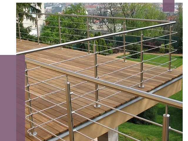 Алюминиевые парапеты в Борзе под ключ от 7829 руб. 