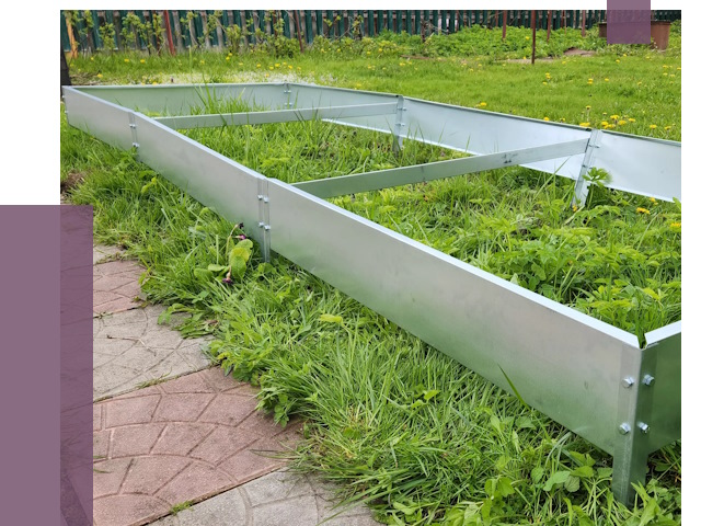 Металлические бордюры для грядок в Борзе от 1803 руб. 