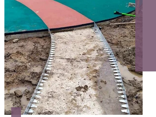 Металлические бордюры для дорожек в Борзе — монтаж и изготовление