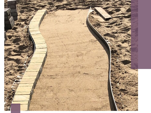 Металлические бордюры для тротуаров в Борзе — прочные и долговечные